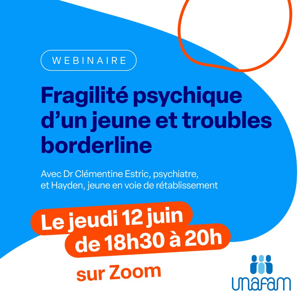 Webinaire : Fragilité psychique d’un jeune et troubles bordeline